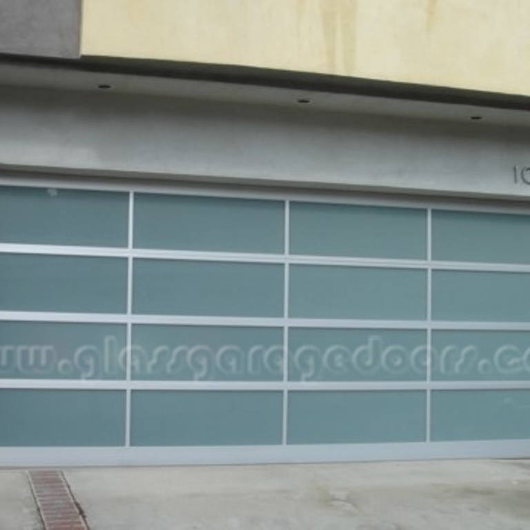 Residential Glass Garage door on Miramar Street in Laguna Beach California