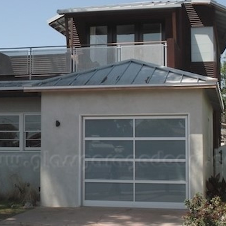 Ventura Home with Stylish single Glass Garage Door for one vehicle