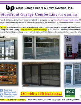 Storefront Garage Combo Line