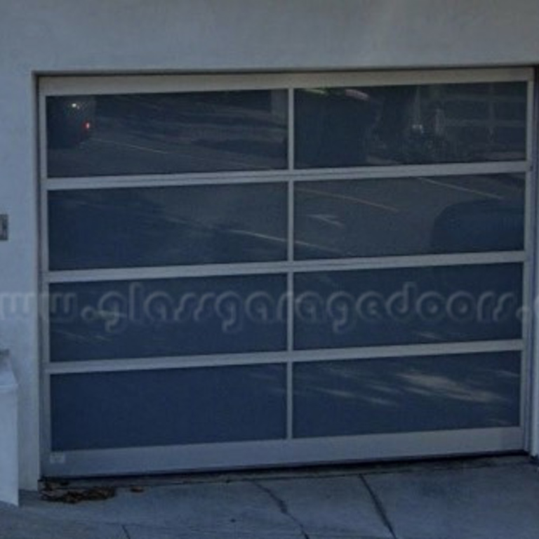 aluminum glass garage door on Clipper Street, San Francisco, California 94114