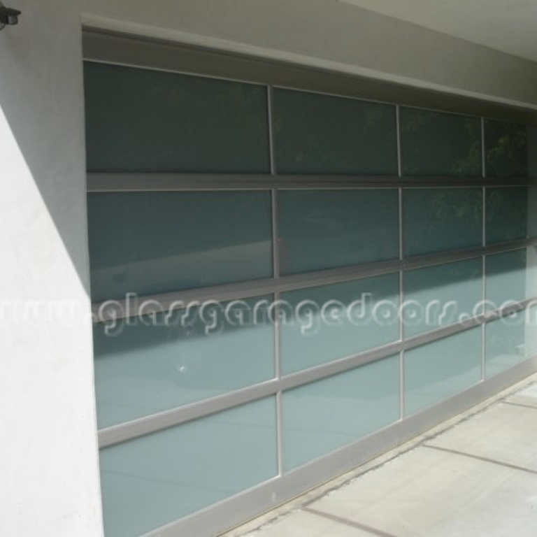 Premium glass garage door design in Beverly Hills, CA