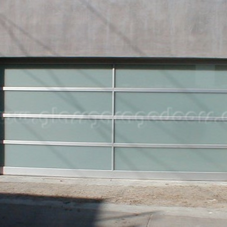 glass garage door design in Manhattan Beach, CA