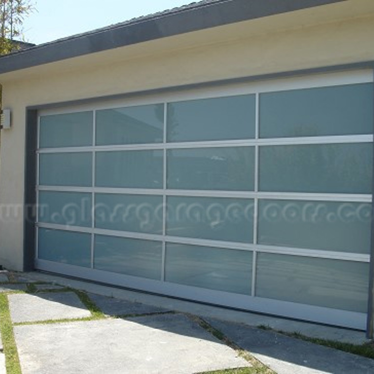 Glass Overhead Door installed in Garage in Hollywood hills, California